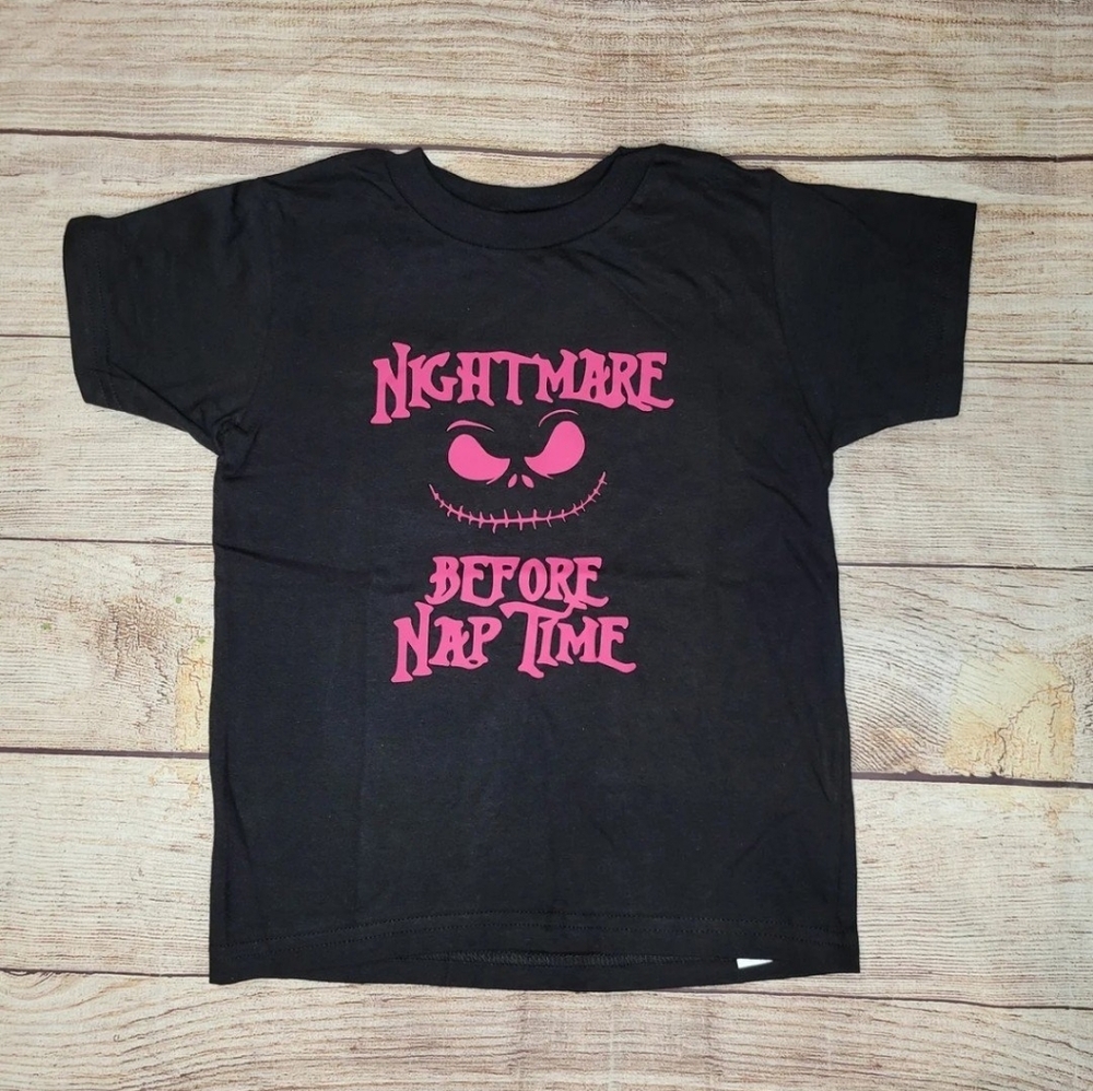 Nightmare before christmas Jack skellington naptime tee shirt